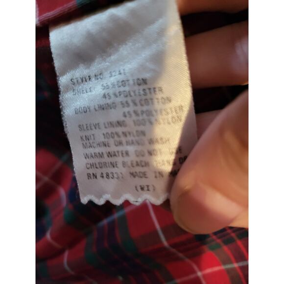 Vintage Anderson Little Harrington Jacket 42 Beige Plaid Lined Classic Coat - Picture 7 of 11